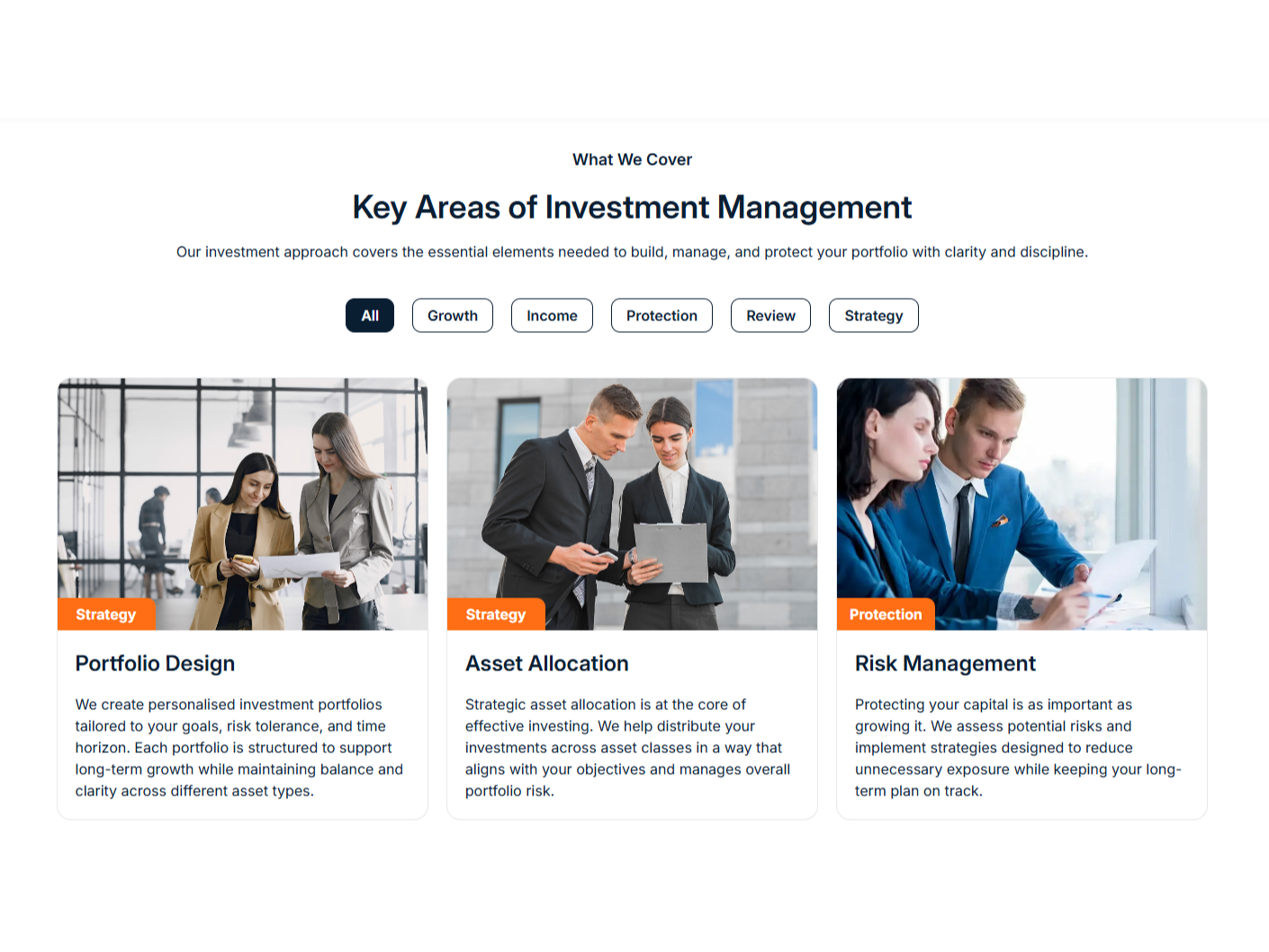 Filterable content & responsive carousels